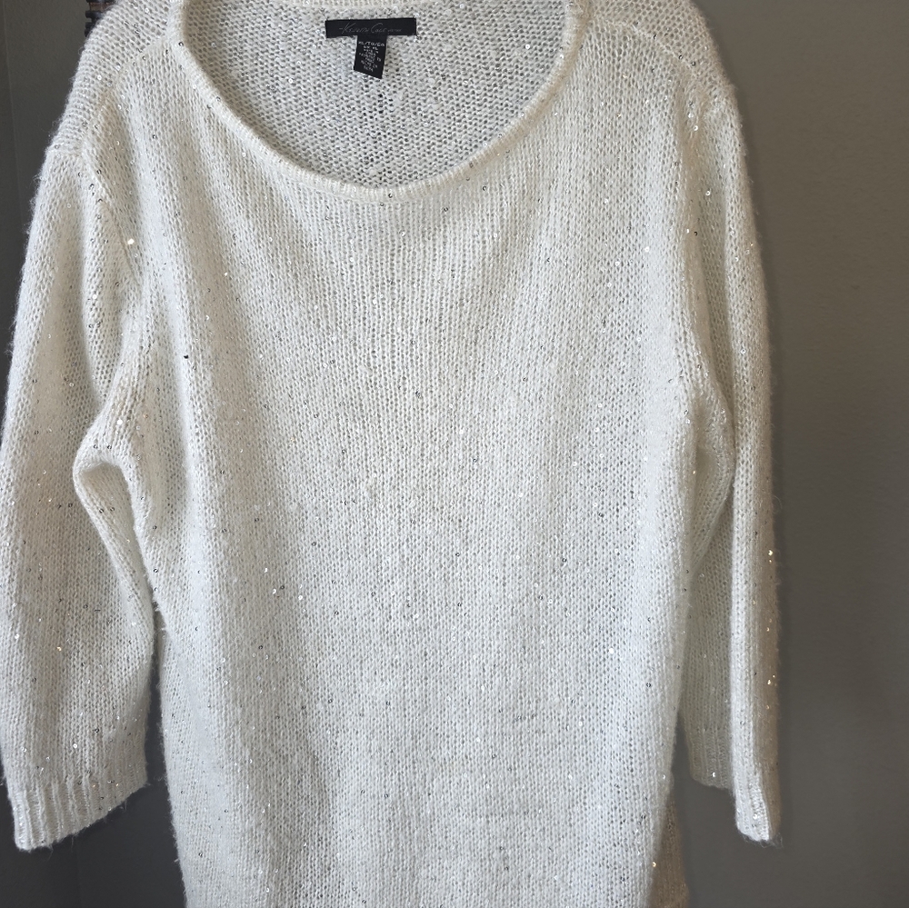 Kenneth Cole Women's White Sweater